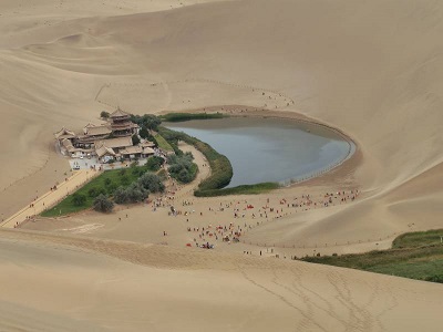 敦煌莫高窟+鸣沙山月牙泉1日游